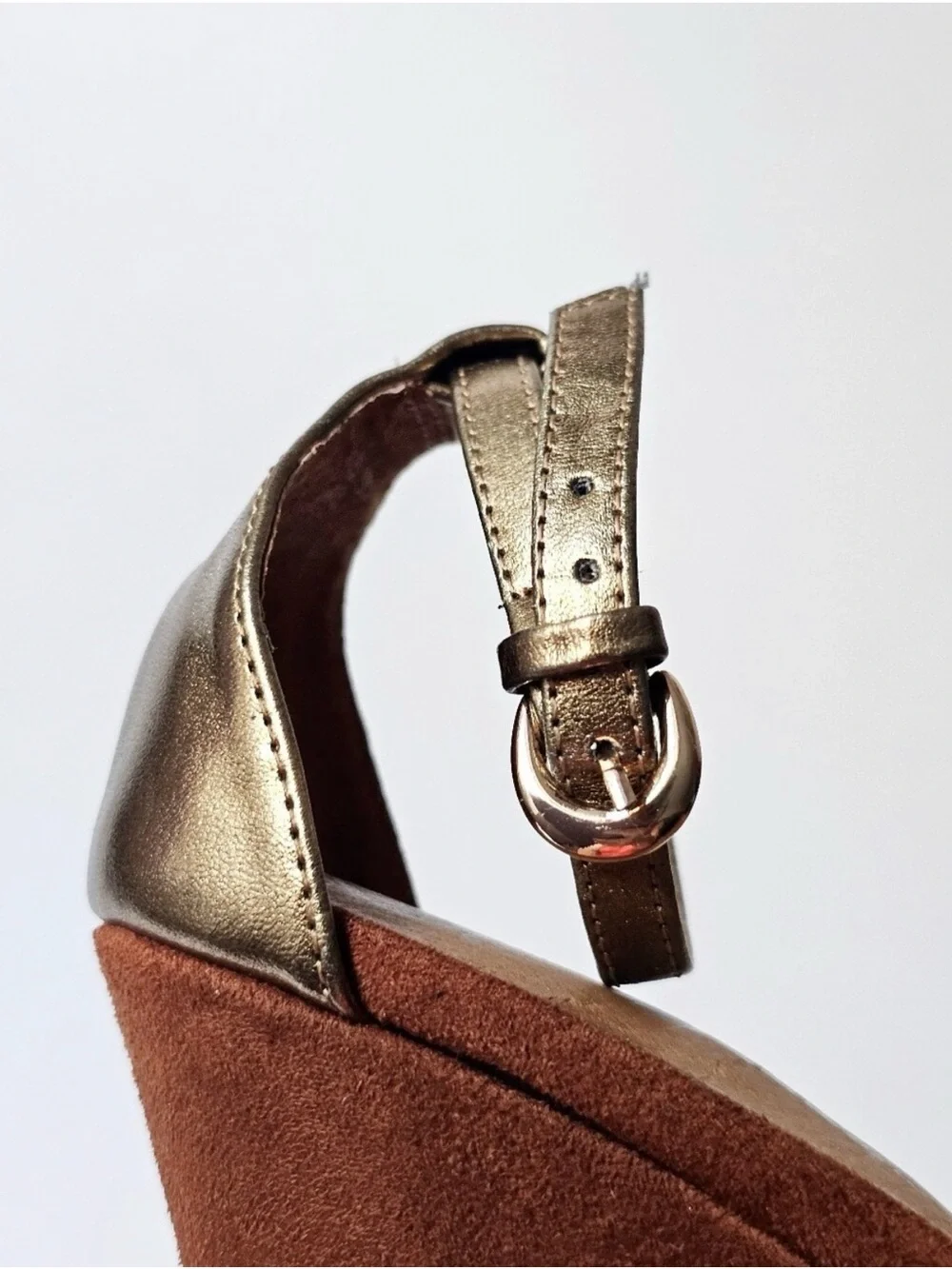 Jeffrey Campbell Havana Last Ankle Strap Split Wedge Platform Heels Size 6